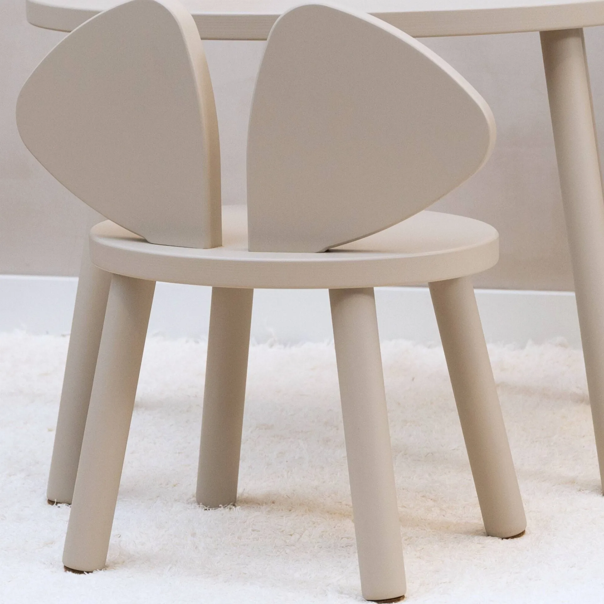 Cadeira infantil Mouse Chair, Beige Nofred