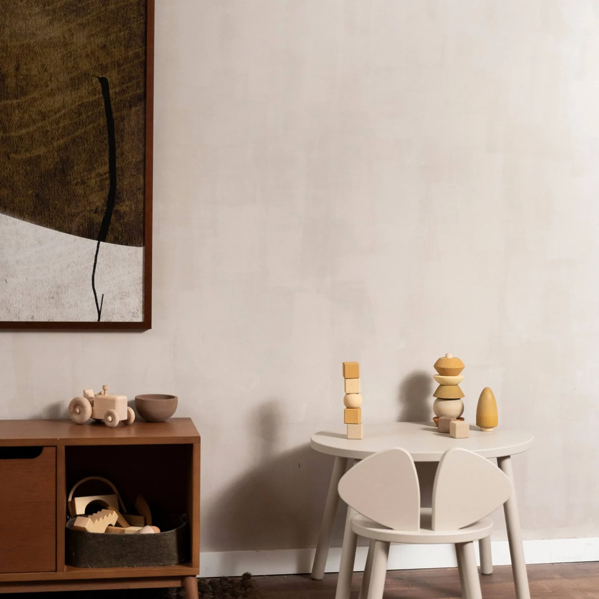 Cadeira infantil Mouse Chair, Beige Nofred