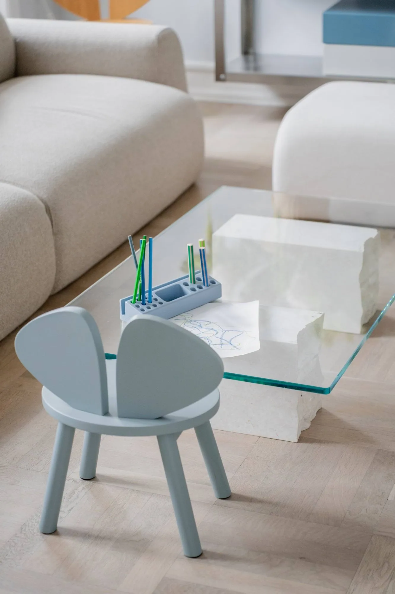 Cadeira infantil Mouse Chair, Blue Nofred