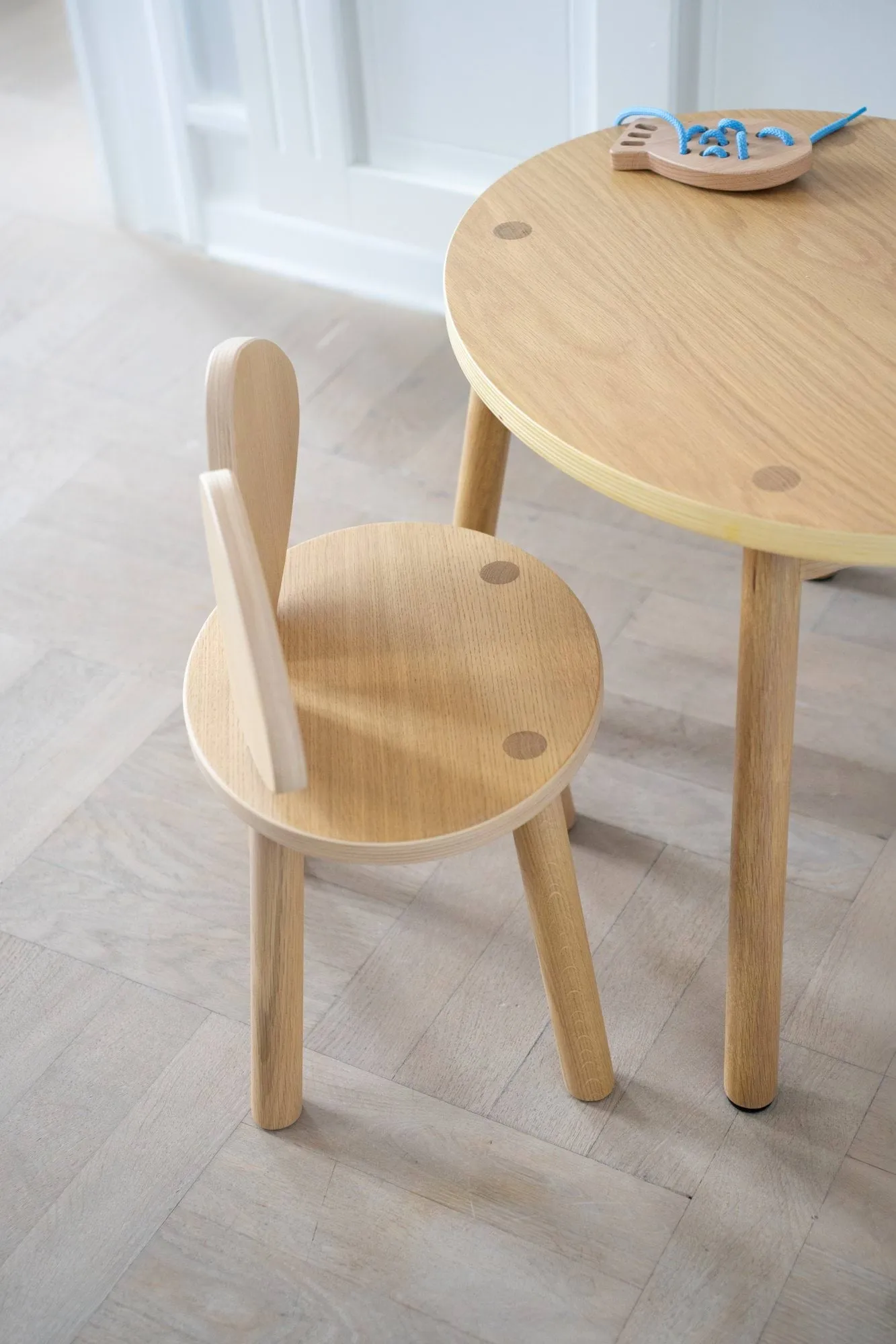 Cadeira infantil Mouse Chair, Carvalho Nofred