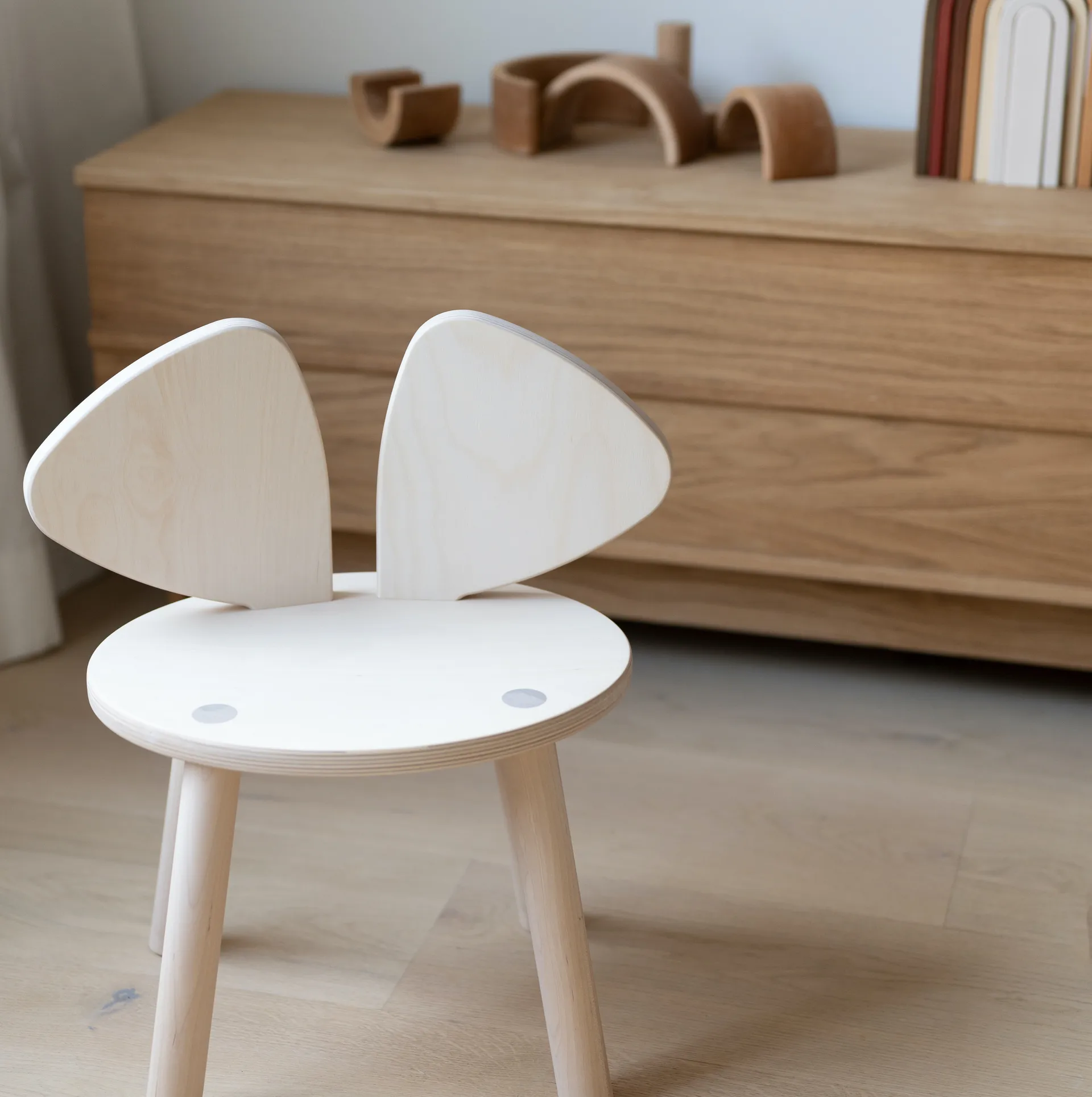 Cadeira infantil Mouse Chair, Faia Nofred
