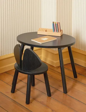 Cadeira infantil Mouse Chair - Preto - Nofred