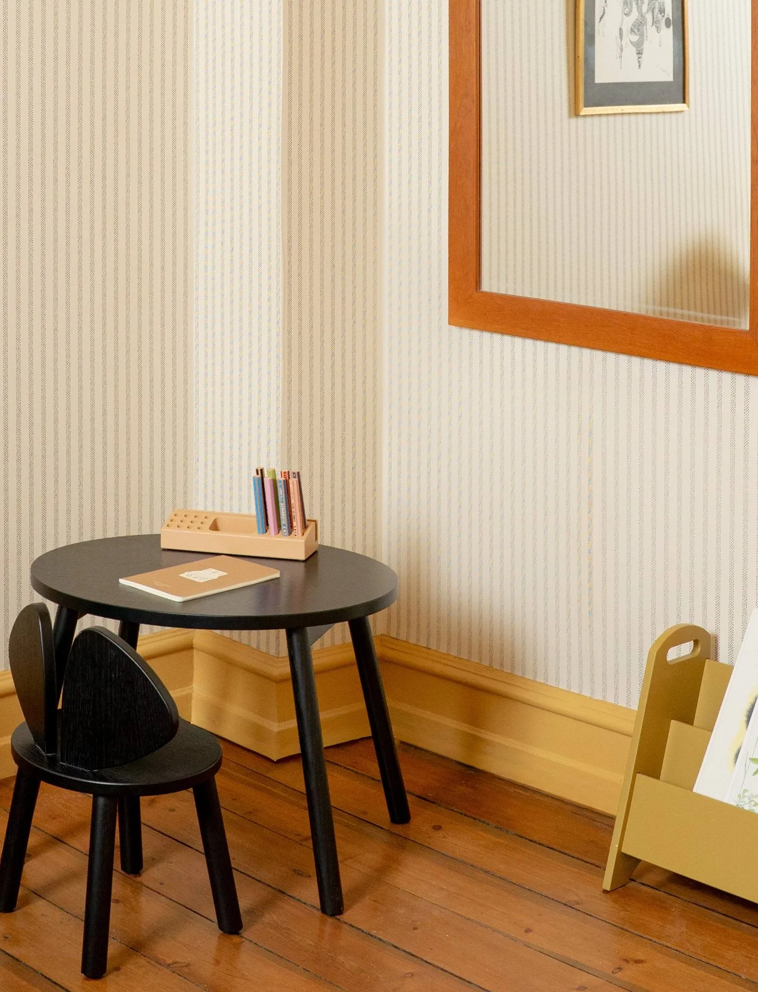 Cadeira infantil Mouse Chair, Preto Nofred