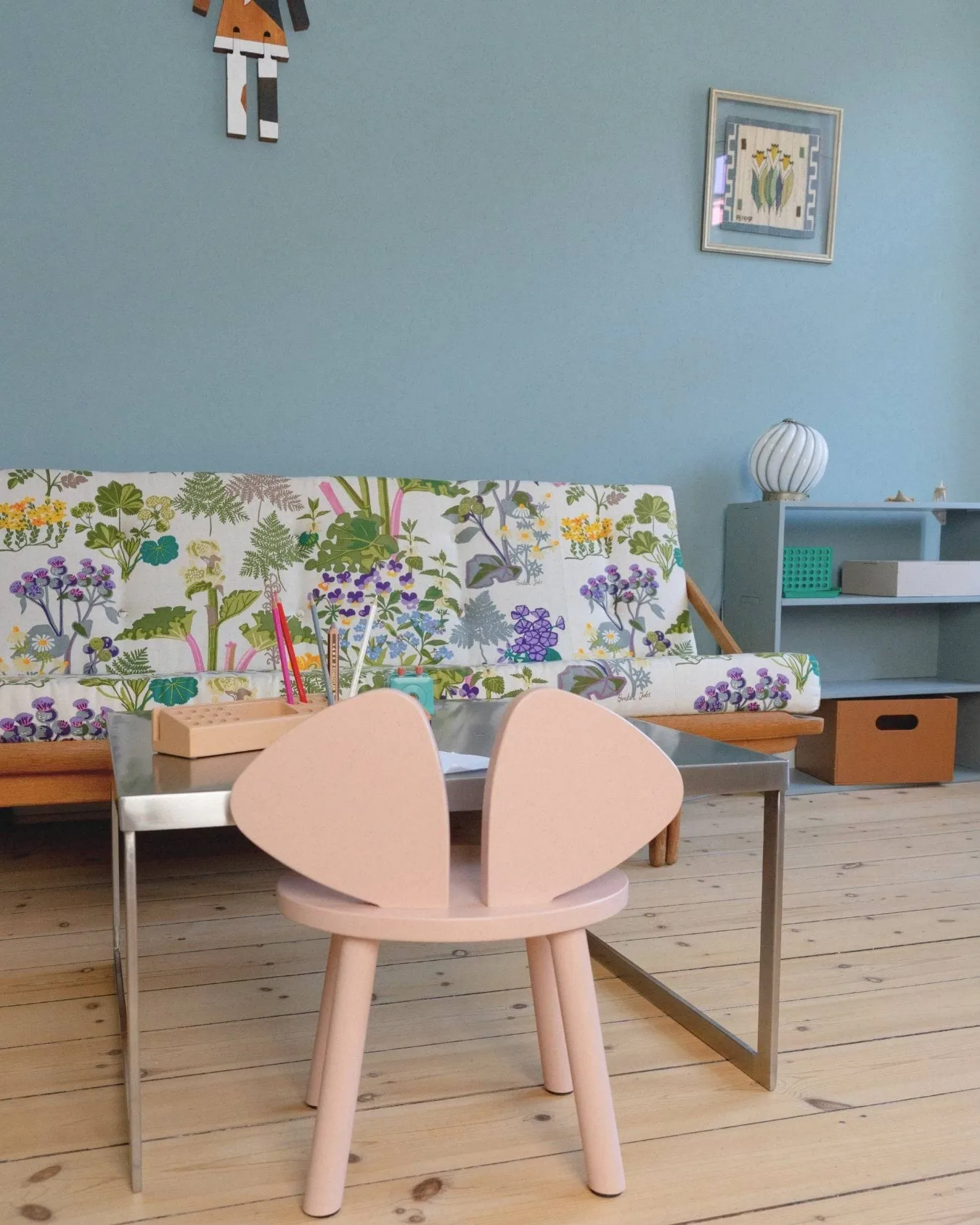 Cadeira infantil Mouse Chair, Rosa Nofred
