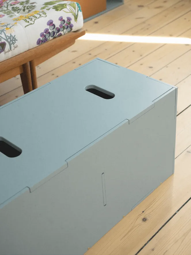 Caixa de armazenamento Cube Long, Verde Oliva Nofred