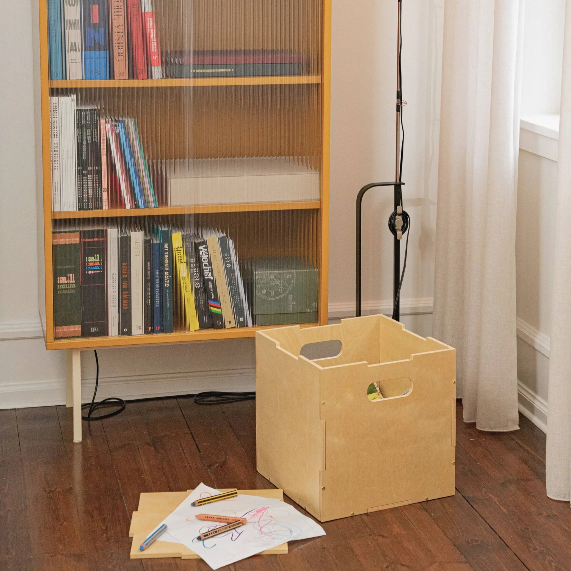 Caixa de armazenamento Cube Storage, Bétula Nofred