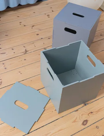 Caixa de armazenamento Cube Storage - Verde oliva - Nofred