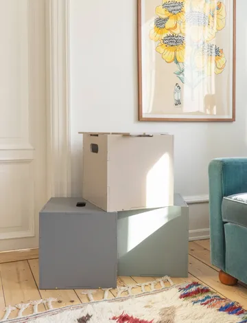 Caixa de armazenamento Cube Storage - Verde oliva - Nofred