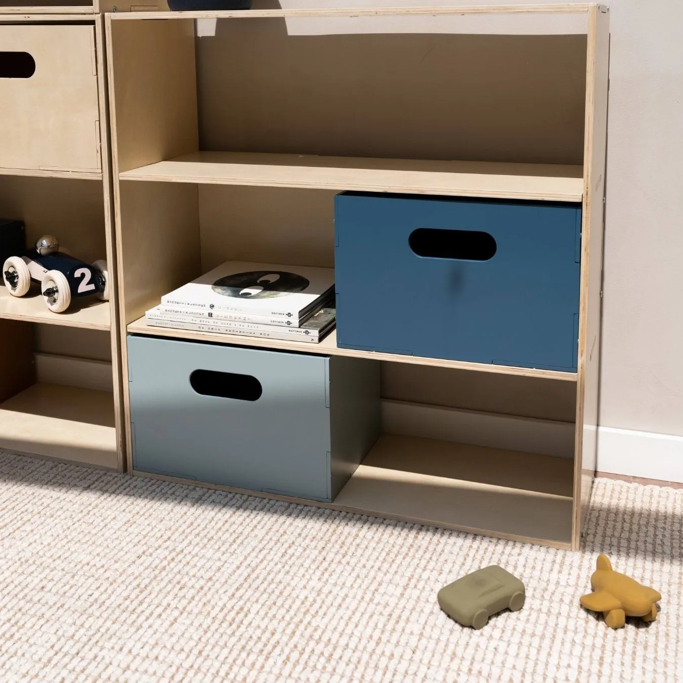 Caixa de armazenamento Kiddo Box, Azul Nofred