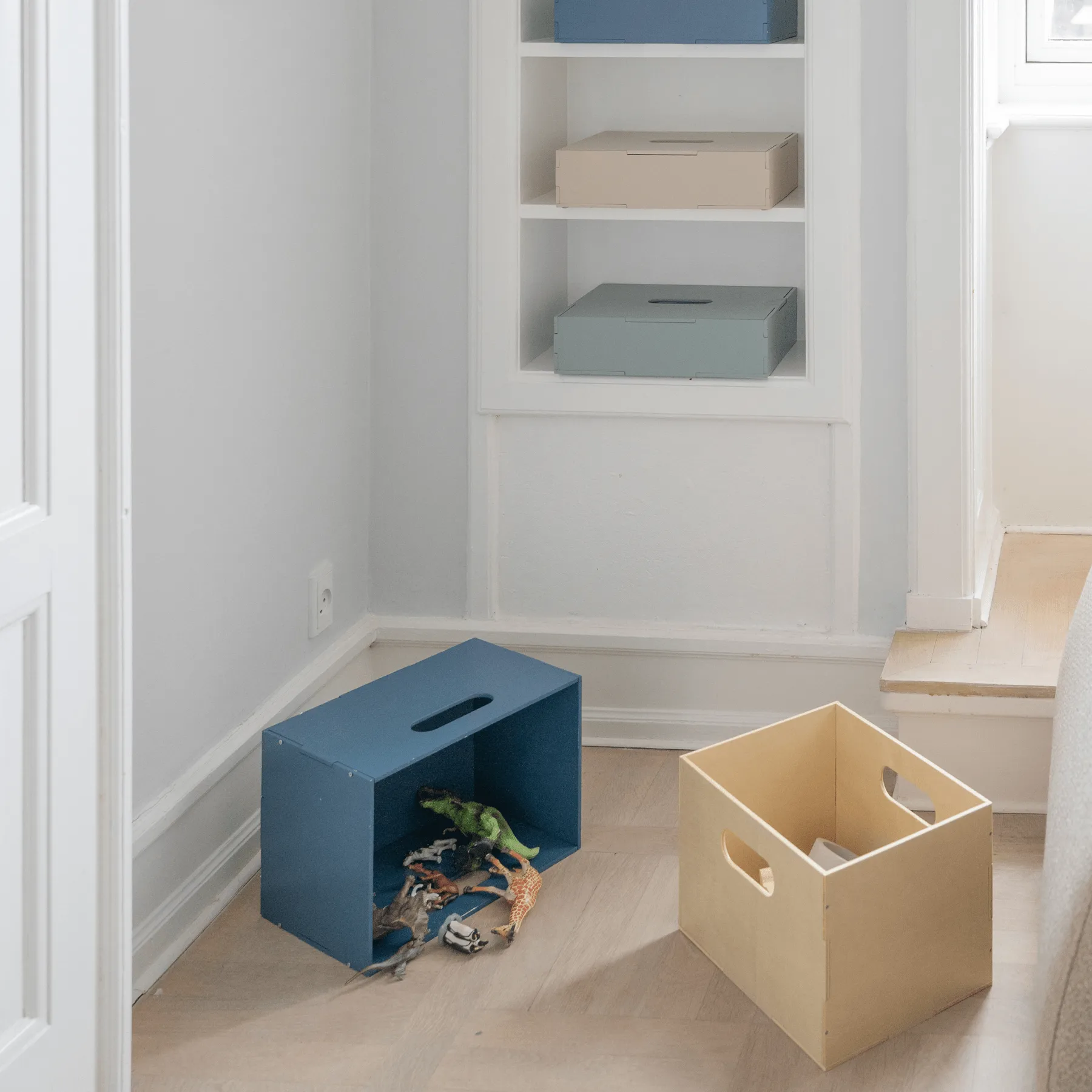 Caixa de armazenamento Kiddo Box, Azul Nofred
