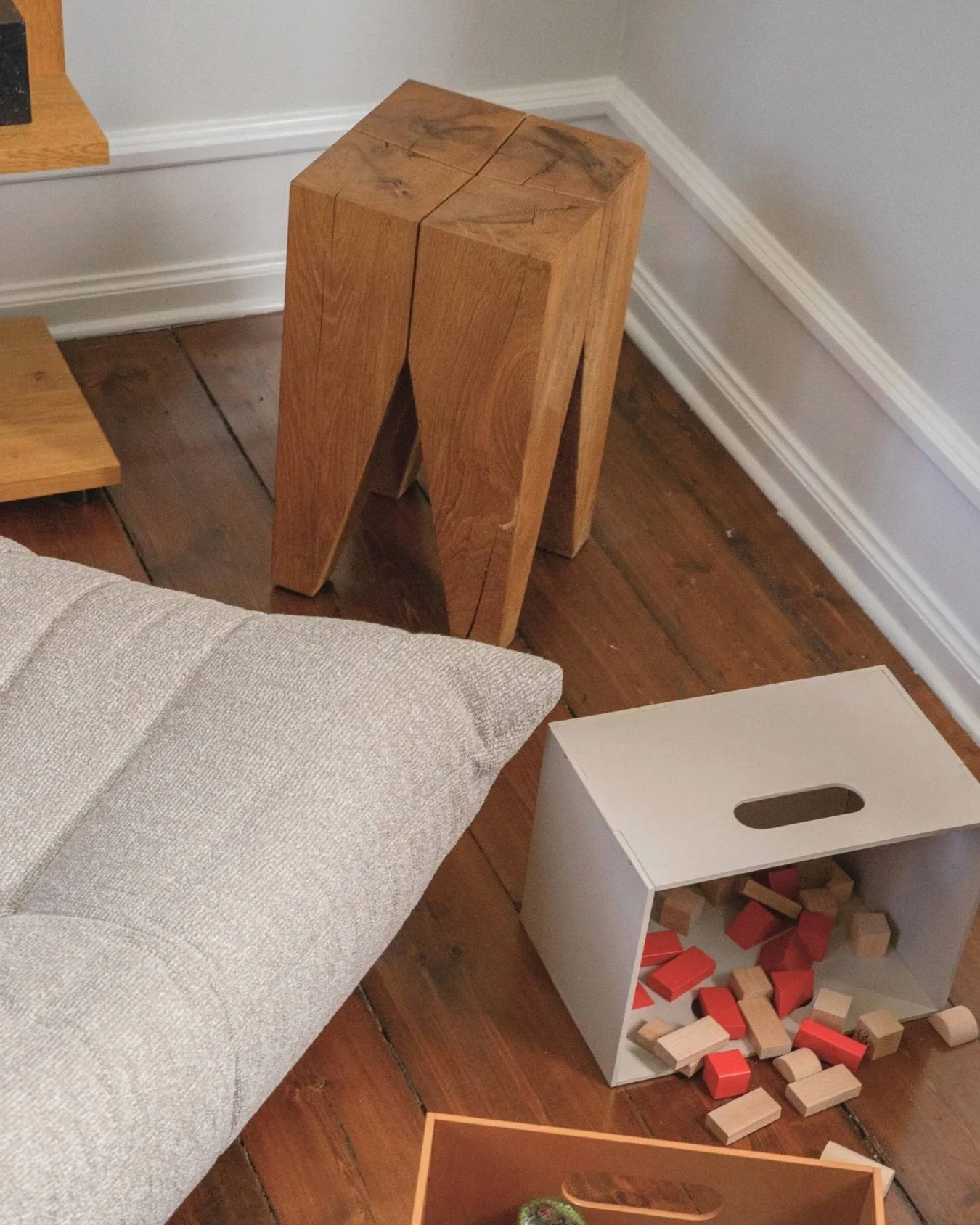 Caixa de armazenamento Kiddo Box, Bege Nofred