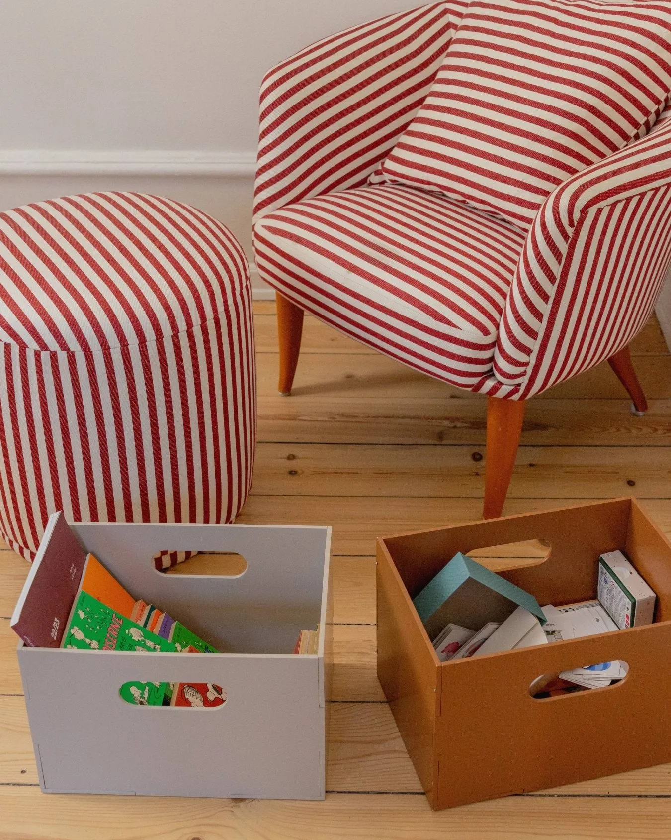 Caixa de armazenamento Kiddo Box, Bege Nofred
