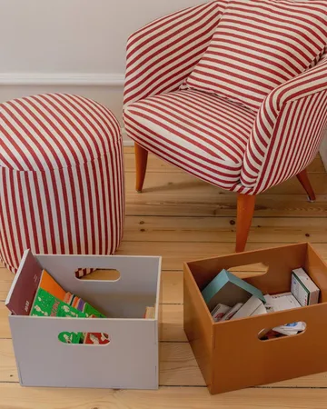 Caixa de armazenamento Kiddo Box - Bege - Nofred