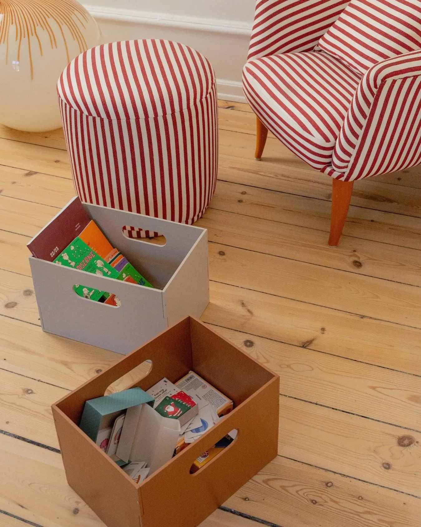 Caixa de armazenamento Kiddo Box, Bege Nofred
