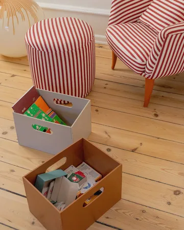 Caixa de armazenamento Kiddo Box - Bege - Nofred
