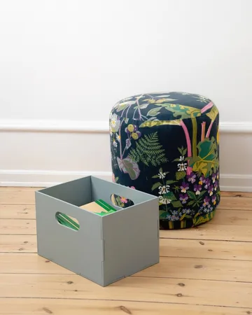 Caixa de armazenamento Kiddo Box - Verde-oliva - Nofred