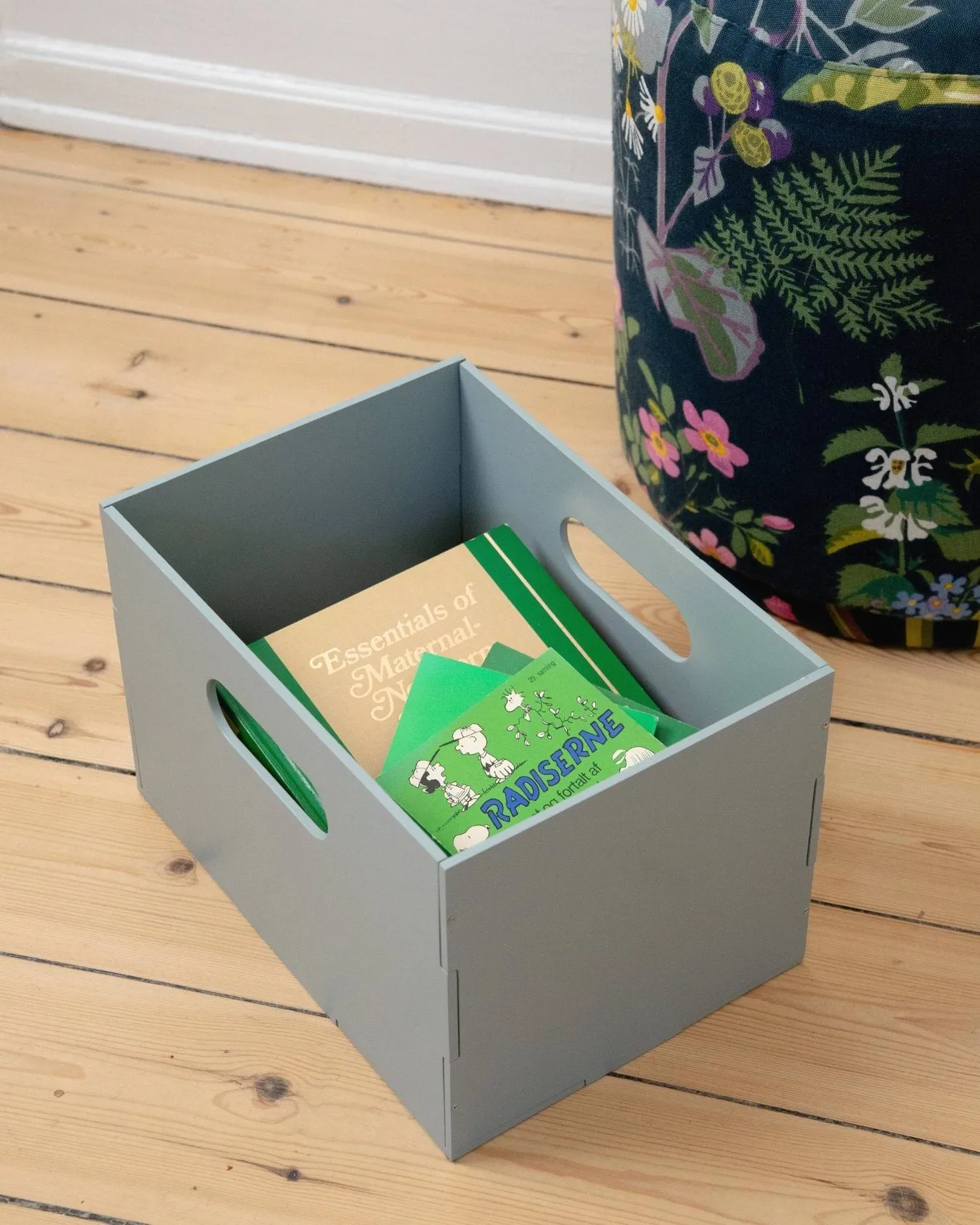 Caixa de armazenamento Kiddo Box, Verde-oliva Nofred