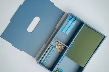 Caixa de armazenamento Kiddo Tool Box - Azul - Nofred
