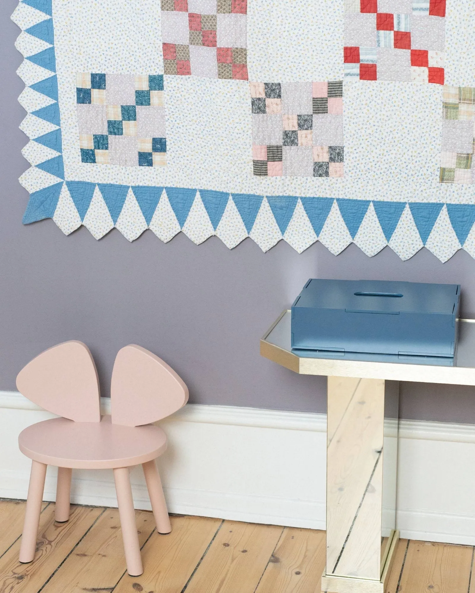 Caixa de armazenamento Kiddo Tool Box, Azul Nofred