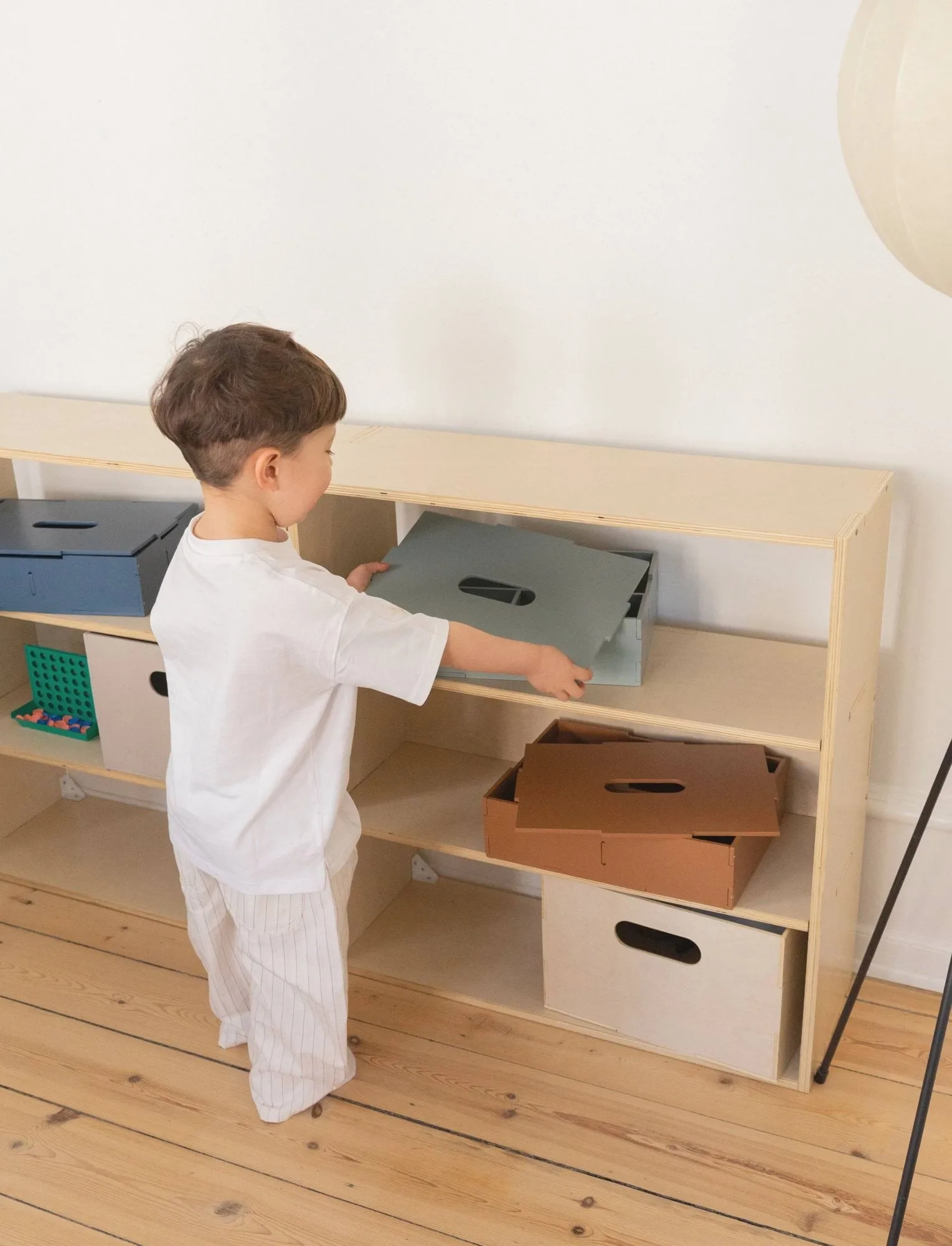 Caixa de armazenamento Kiddo Tool Box, Verde oliva Nofred