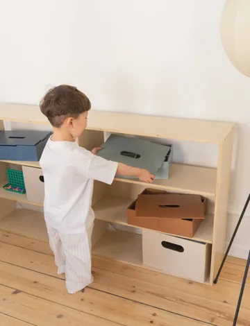Caixa de armazenamento Kiddo Tool Box - Verde oliva - Nofred