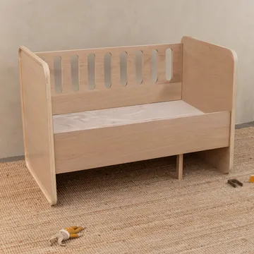 Colchão Form para cama de bebé e criança 2 peças - Branco - Nofred