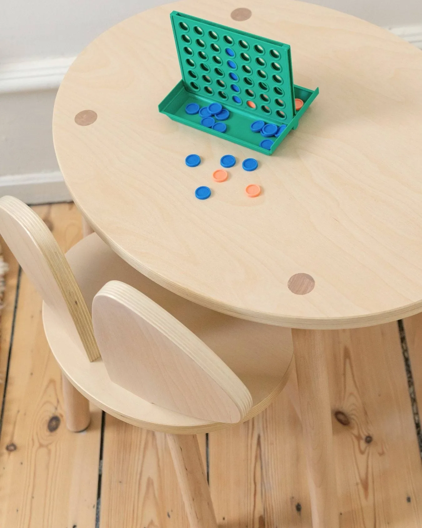 Conjunto Mouse cadeira infantil + mesa, Faia Nofred