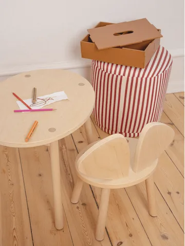 Conjunto Mouse cadeira infantil + mesa - Faia - Nofred