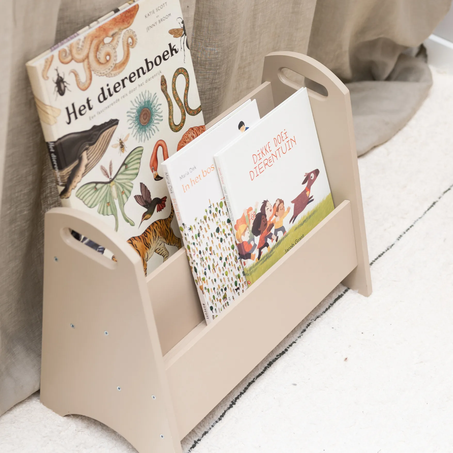 Estante infantil Book Holder, Bege Nofred