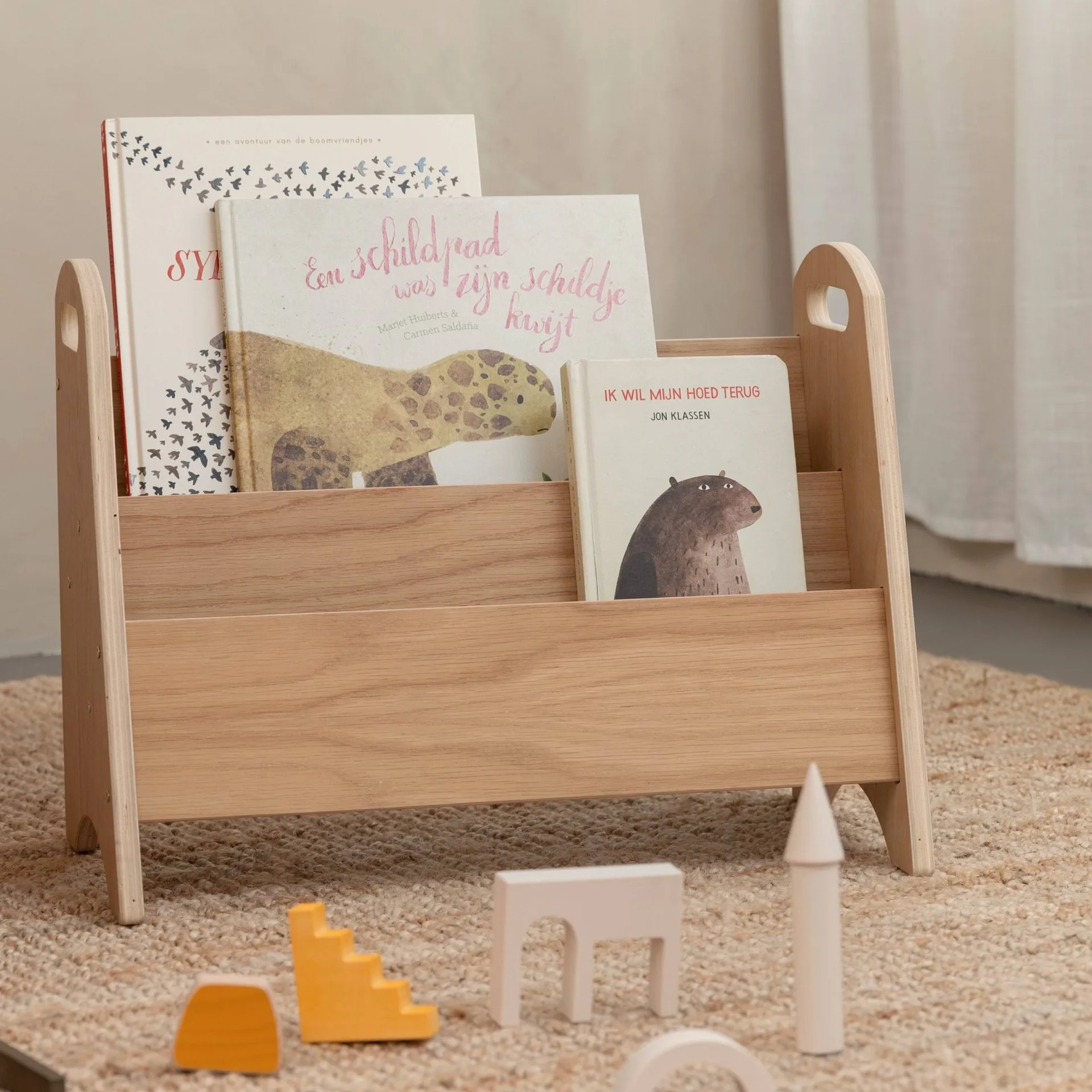 Estante infantil Book Holder, Carvalho Nofred