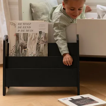 Estante infantil Book Holder - Preto - Nofred