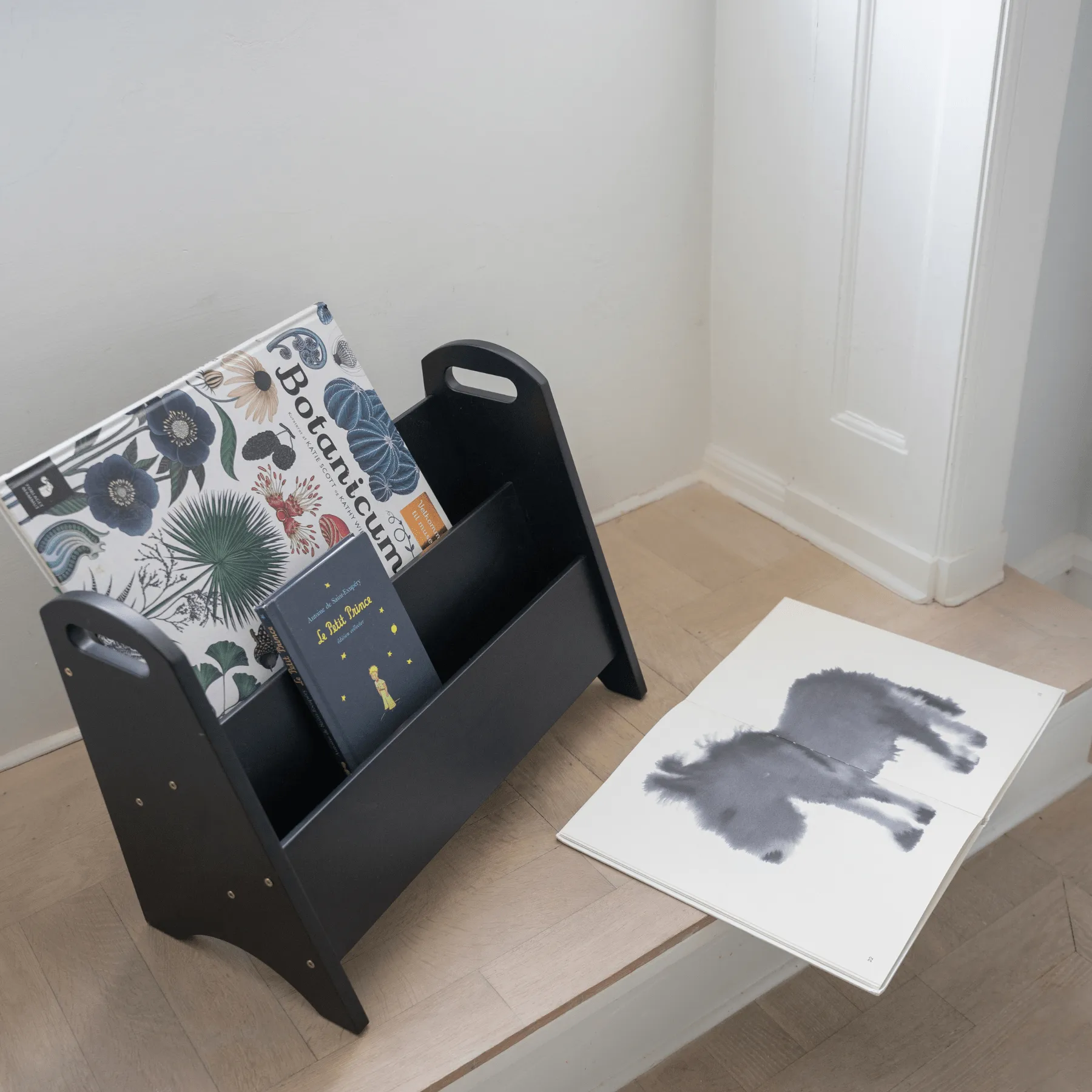Estante infantil Book Holder, Preto Nofred
