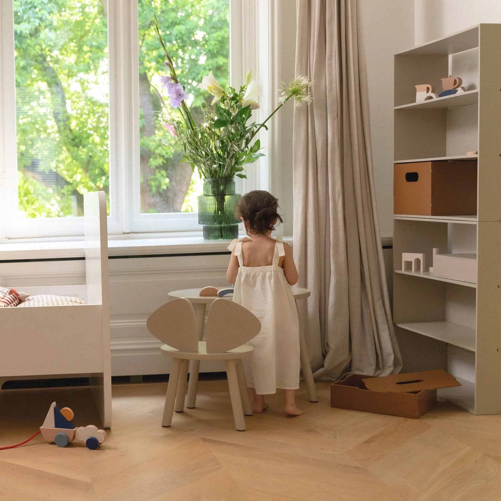 Estante infantil Kiddo Shelving, Bege Nofred