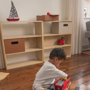 Estante infantil Kiddo Shelving - Bétula. - Nofred