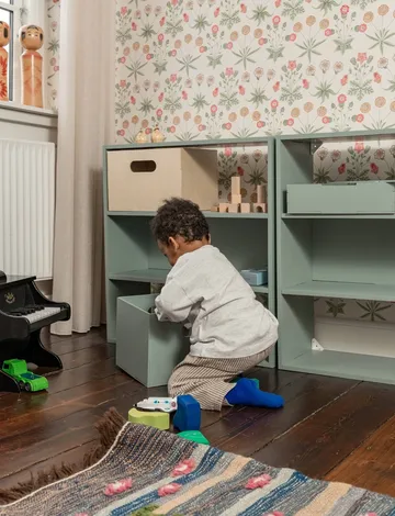 Estante infantil Kiddo Shelving - Verde-oliva - Nofred