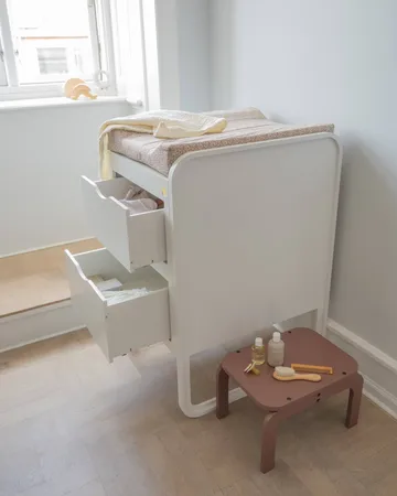Kiddo Step Seat banco - rosa dusty - Nofred