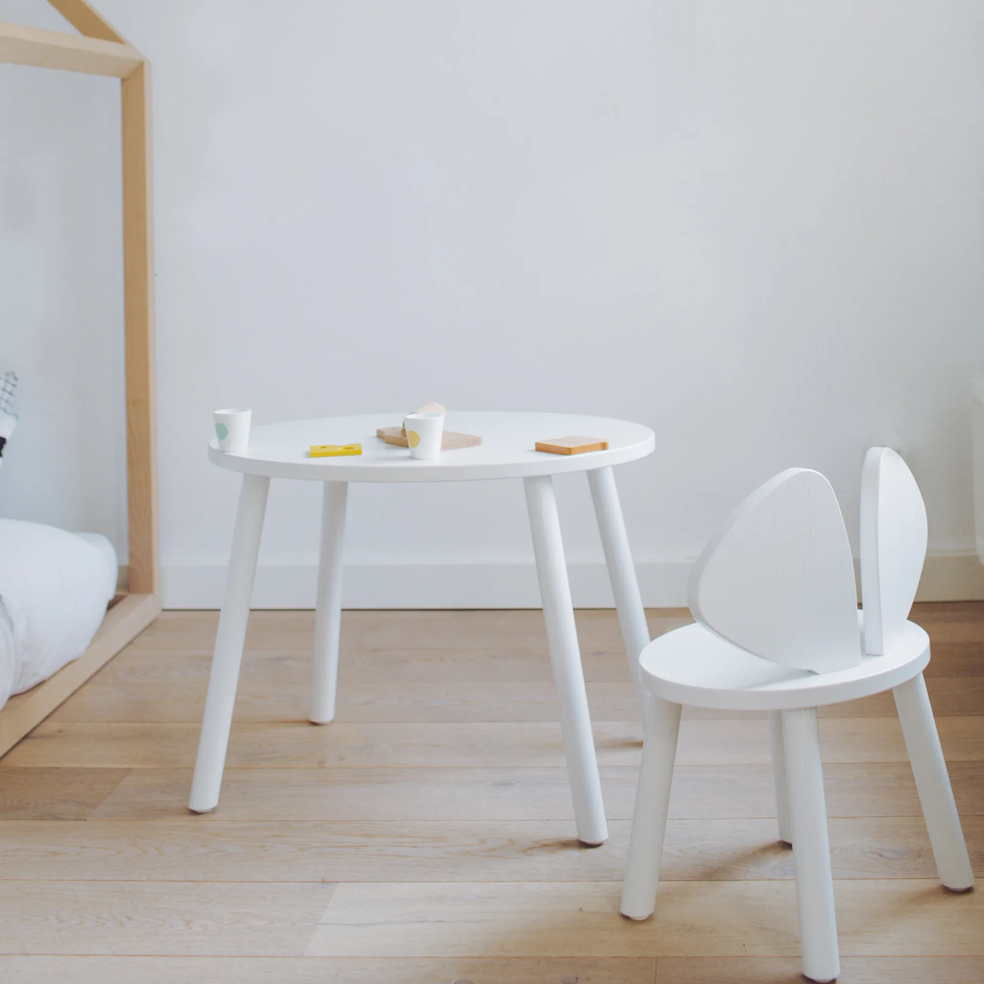 Mesa Infantil Mouse Table, Branco Nofred
