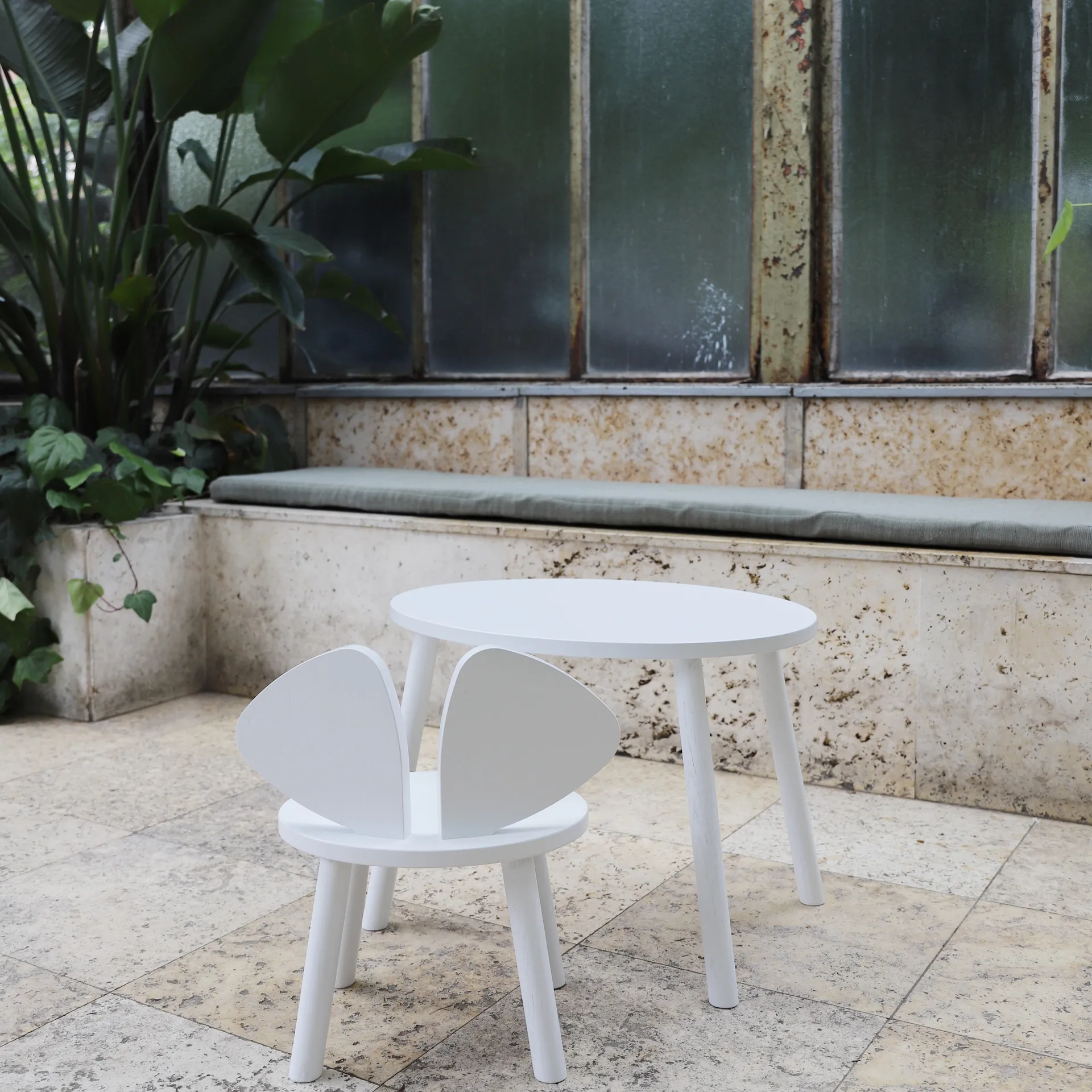 Mesa Infantil Mouse Table, Branco Nofred