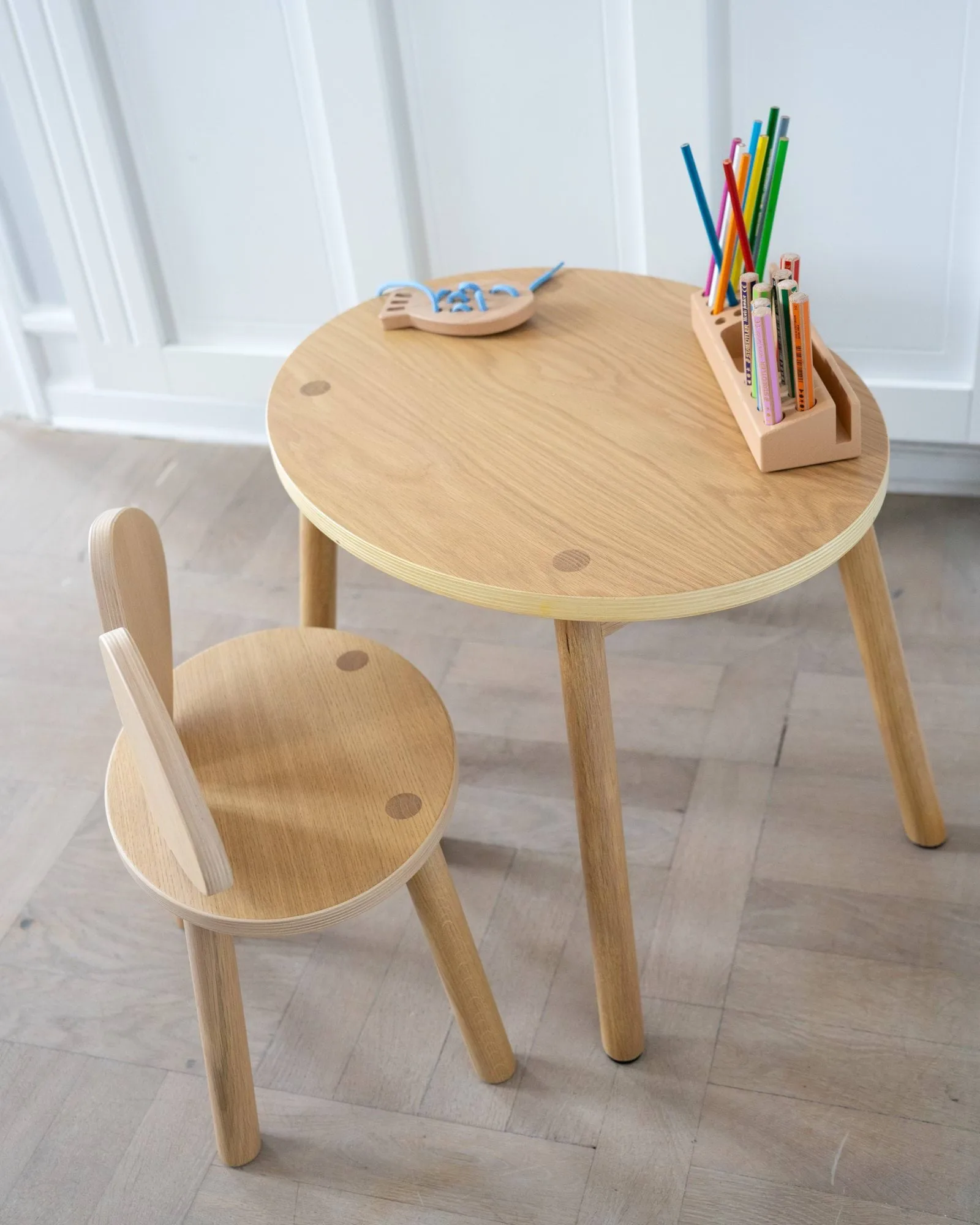 Mesa Infantil Mouse Table, Carvalho Nofred