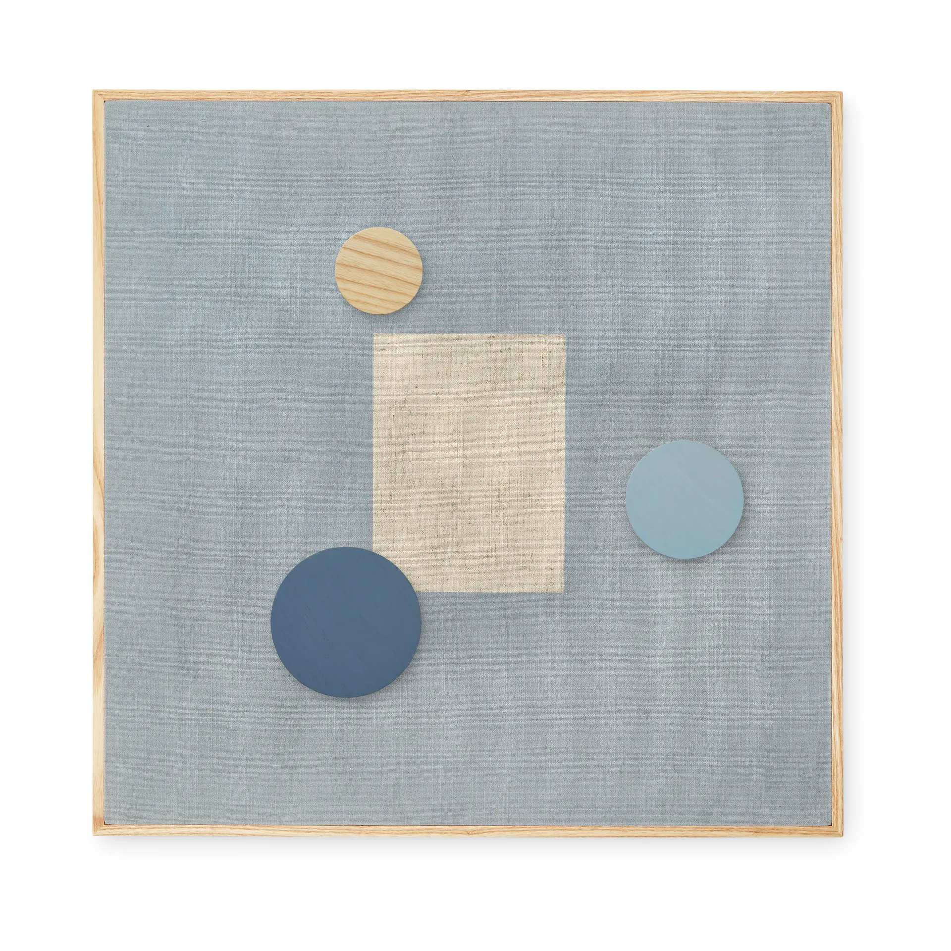 Quadro de avisos Noticeboard + 3 ímãs, Azul Nofred