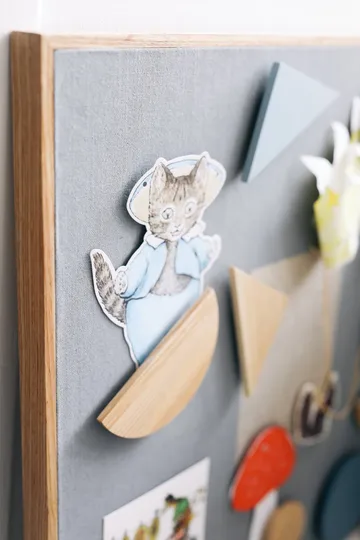 Quadro de avisos Noticeboard + 3 ímãs - Azul - Nofred
