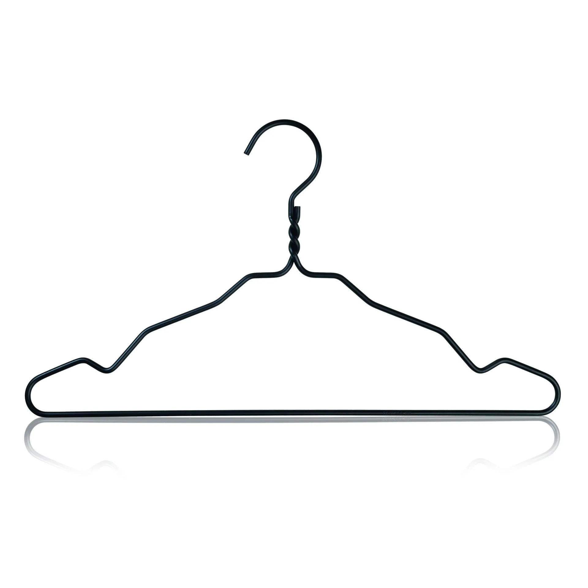 Cabide Alu, 5 un., preto Nomess Copenhagen