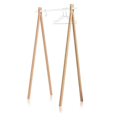 Suporte para cabides Dress Up 90 - branco-natural - Nomess Copenhagen