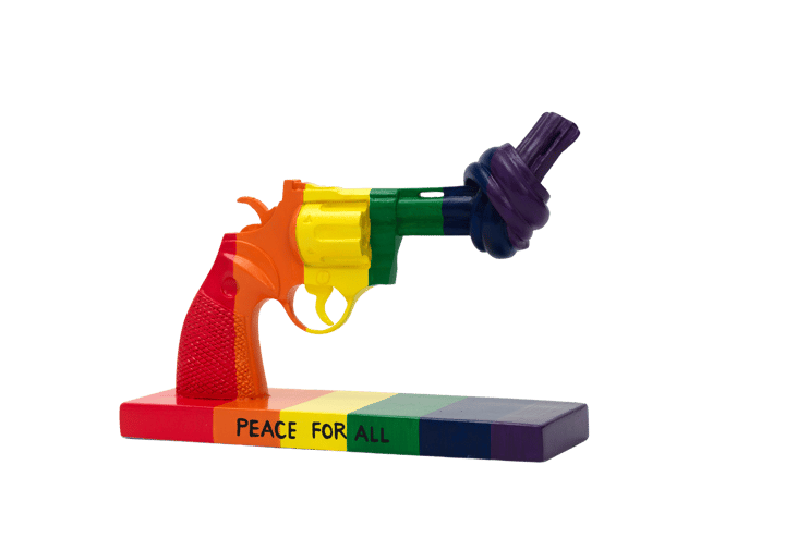 Decoração Peace for All 19 cm, Multi Non Violence