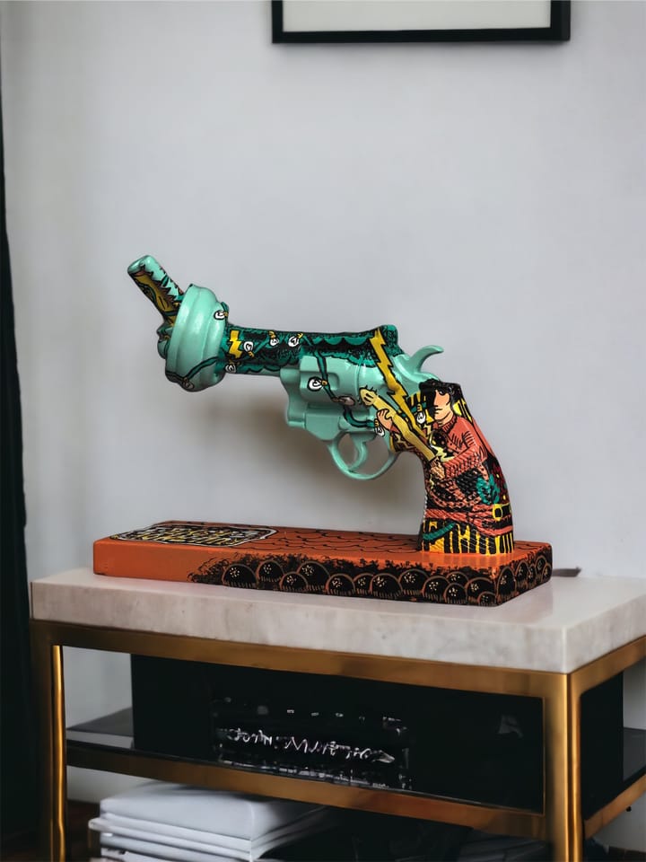 Decoração Peace n Luv 40 cm, Multi Non Violence