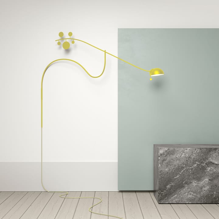 Candeeiro de parede Juno, Amarelo-amarelo claro Noon