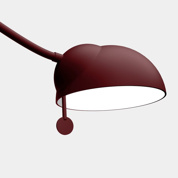 Candeeiro de parede Juno, Vermelho bordô-escuro Noon