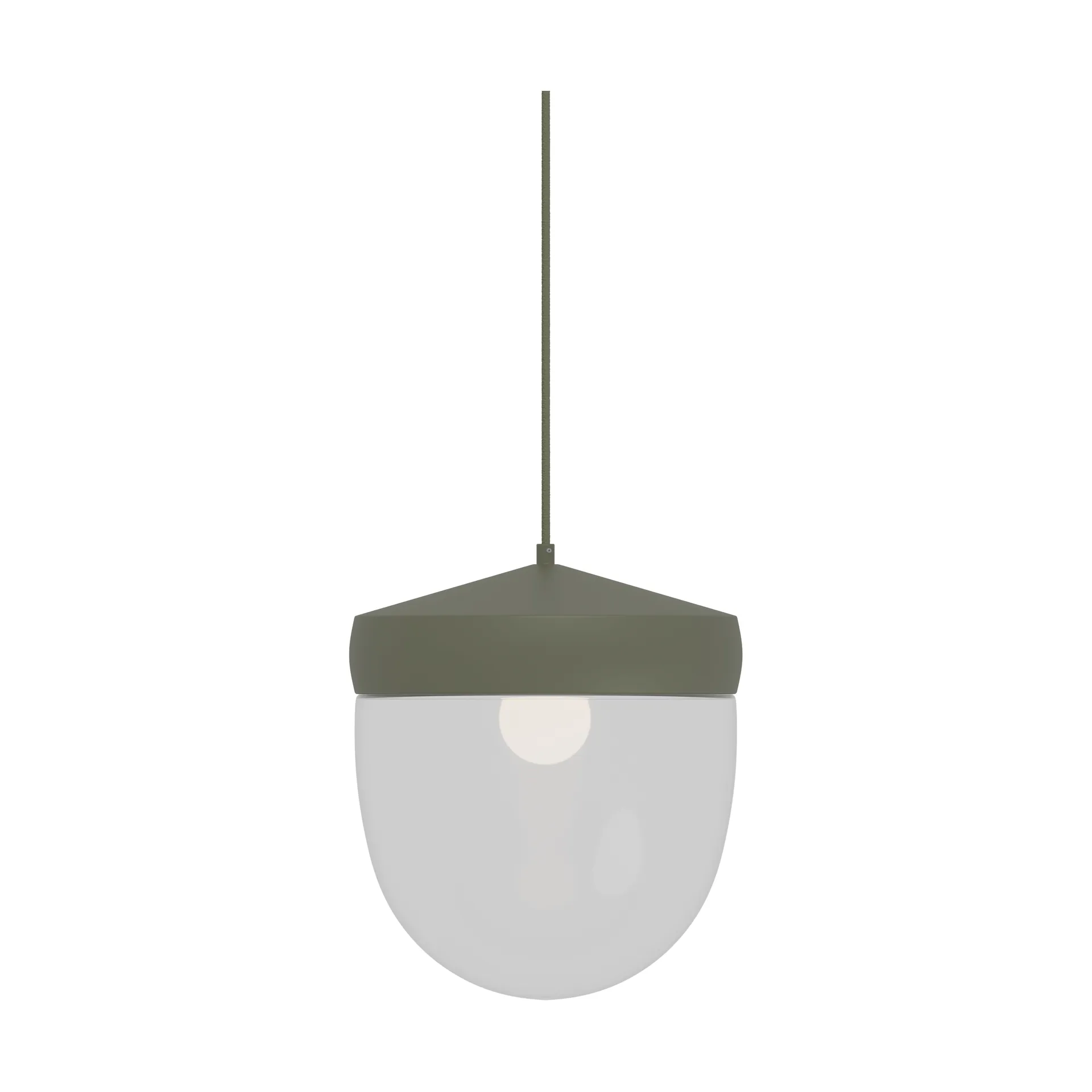 Pendente Pan transparente 30 cm, Olive gray-dark gray Noon