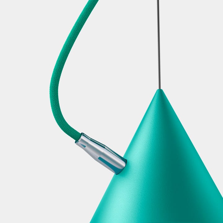 Pêndulo Castor 40 cm, Turquesa-turquesa-prata Noon