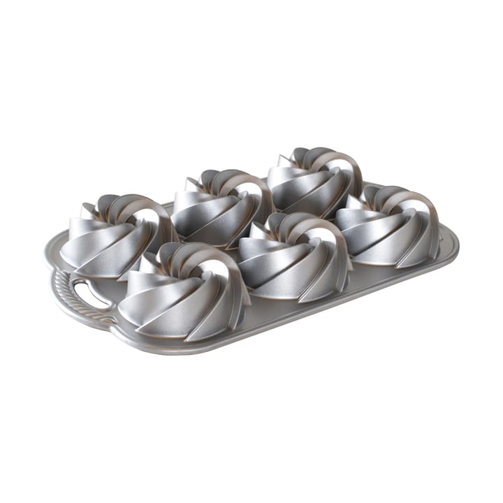 Assadeira Nordic Ware Heritage bundtlette - Prateada - Nordic Ware